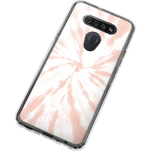 Pink Tie Dye LG K51/Q51 Clear Case