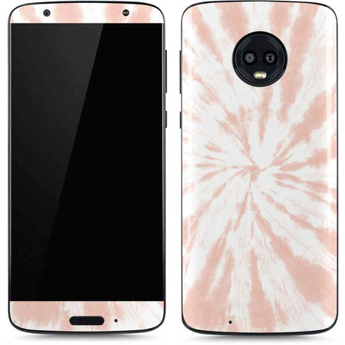 Pink Tie Dye Moto G6 Skin