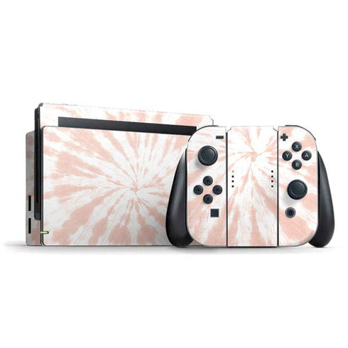 Pink Tie Dye Nintendo Switch Bundle Skin