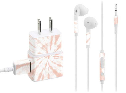 Pink Tie Dye Phone Charger Skin