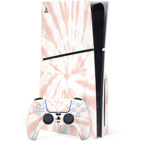 Pink Tie Dye PS5 Slim Disk Bundle Skin
