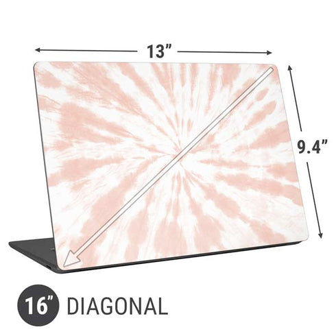 Pink Tie Dye Universal Laptop 16in (13 x 9.4in) Skin