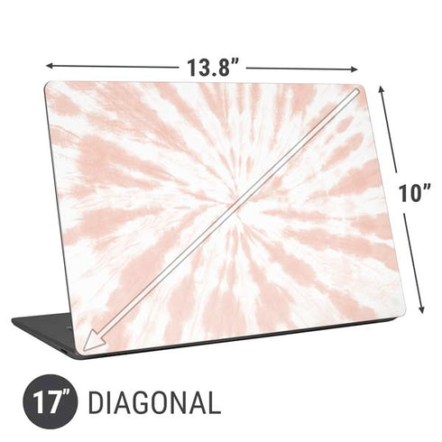 Pink Tie Dye Universal Laptop 17in (13.8 x 10in) Skin
