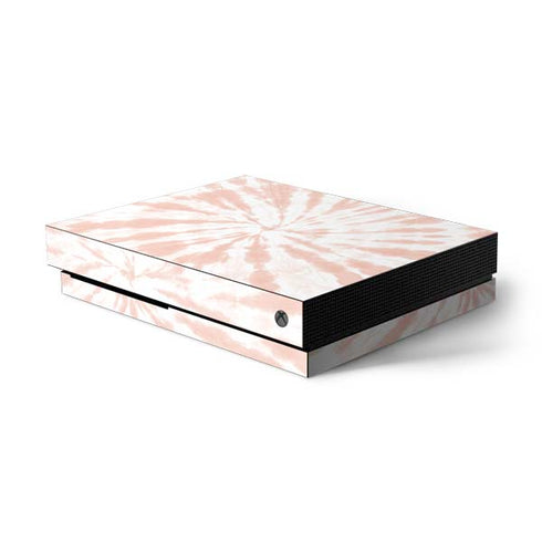 Pink Tie Dye Xbox One X Console Skin