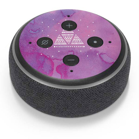 Pink Tribal Euphoria Amazon Echo Dot Skin