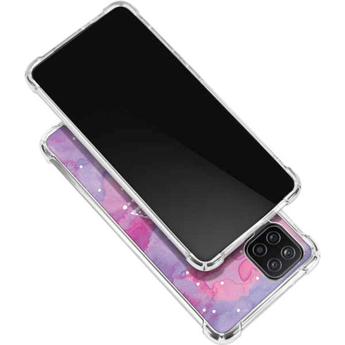 Pink Tribal Euphoria Galaxy A12 Clear Case