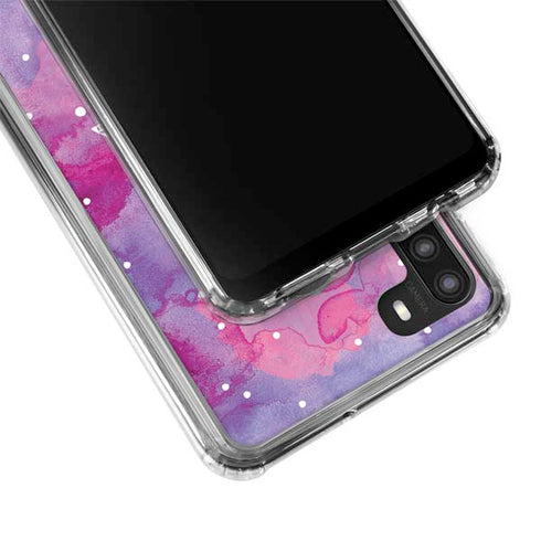 Pink Tribal Euphoria Galaxy A21 Clear Case