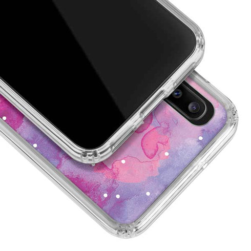 Pink Tribal Euphoria Galaxy A30 Clear Case