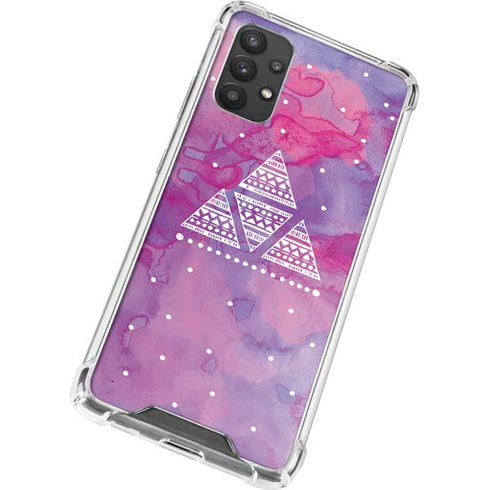 Pink Tribal Euphoria Galaxy A32 5G Clear Case