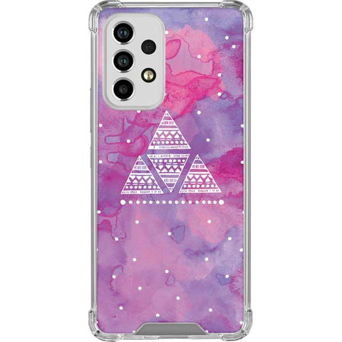 Pink Tribal Euphoria Galaxy A53 5G Clear Case