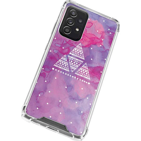 Pink Tribal Euphoria Galaxy A72 5G Clear Case