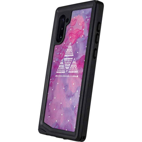 Pink Tribal Euphoria Galaxy Note 10 Waterproof Case