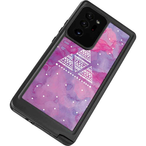 Pink Tribal Euphoria Galaxy Note20 Ultra 5G Waterproof Case