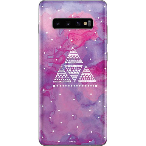 Pink Tribal Euphoria Galaxy S10 Plus Skin
