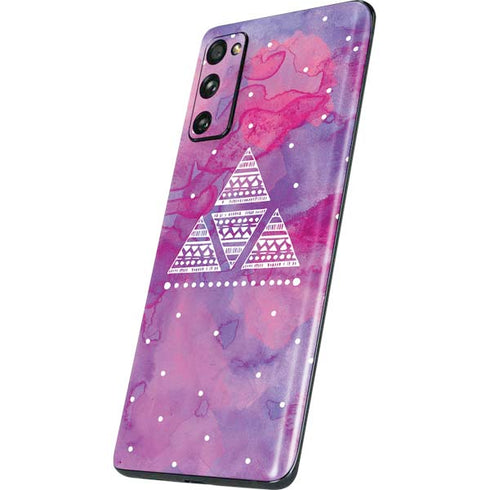 Pink Tribal Euphoria Galaxy S20 Fan Edition Skin