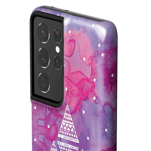 Pink Tribal Euphoria Galaxy S21 Ultra 5G Pro Case