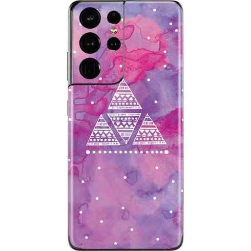 Pink Tribal Euphoria Galaxy S21 Ultra 5G Skin