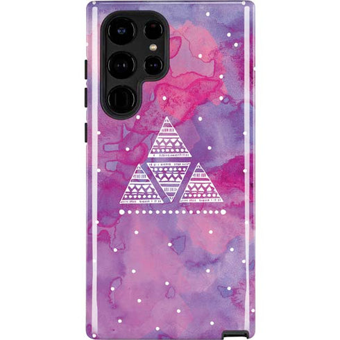 Pink Tribal Euphoria Galaxy S22 Ultra Pro Case
