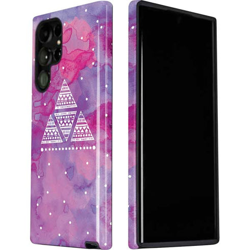 Pink Tribal Euphoria Galaxy S22 Ultra Pro Case
