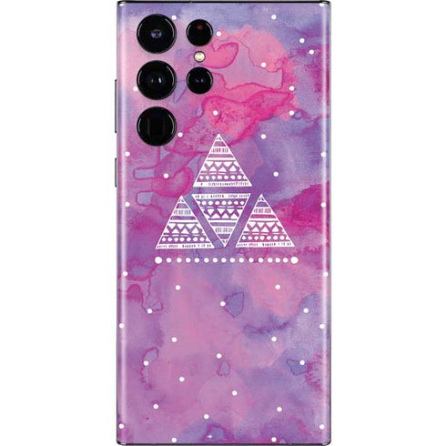 Pink Tribal Euphoria Galaxy S22 Ultra Skin