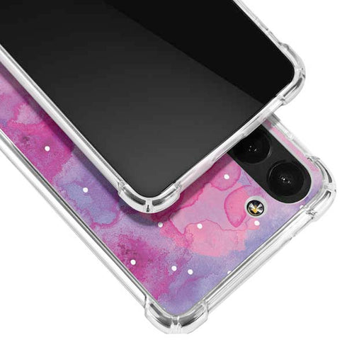 Pink Tribal Euphoria Galaxy S23 Clear Case