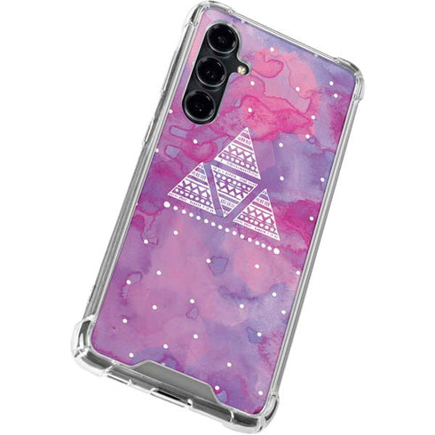 Pink Tribal Euphoria Galaxy S23 FE Clear Case