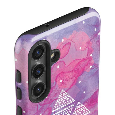 Pink Tribal Euphoria Galaxy S24 Impact Case
