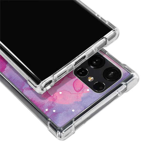 Pink Tribal Euphoria Galaxy S24 Ultra Clear Case