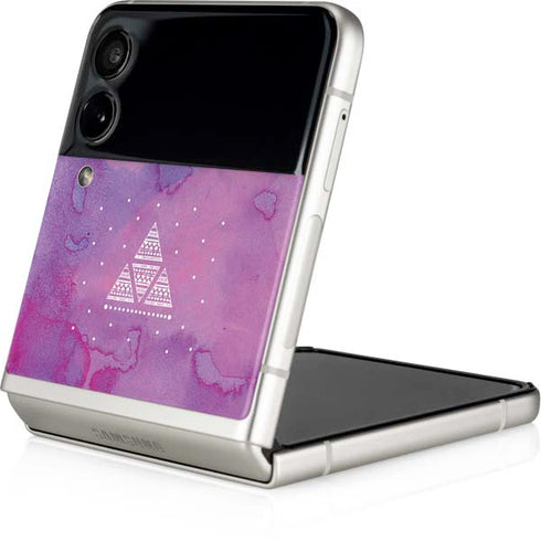 Pink Tribal Euphoria Galaxy Z Flip3 5G Skin