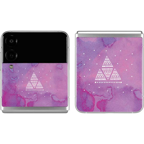 Pink Tribal Euphoria Galaxy Z Flip4 5G Skin