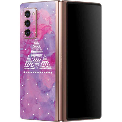 Pink Tribal Euphoria Galaxy Z Fold2 5G Skin