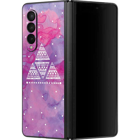 Pink Tribal Euphoria Galaxy Z Fold3 5G Skin