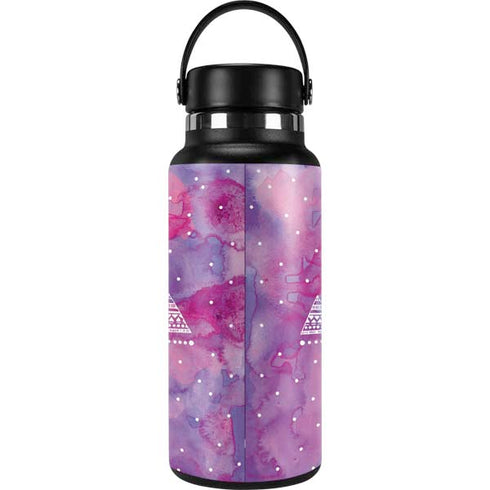 Pink Tribal Euphoria Hydro Flask 32oz Wide Mouth Skin