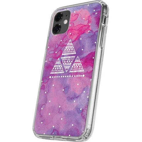Pink Tribal Euphoria iPhone 11 Clear Case