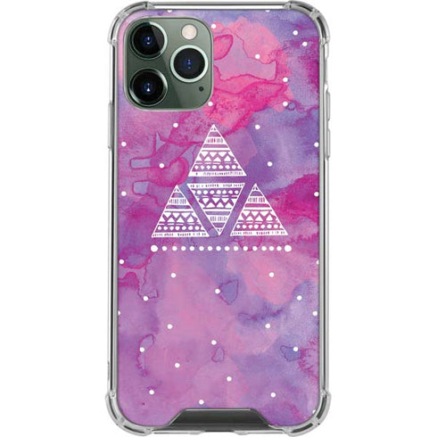Pink Tribal Euphoria iPhone 11 Pro Max Clear Case