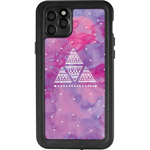 Pink Tribal Euphoria iPhone 11 Pro Max Waterproof Case