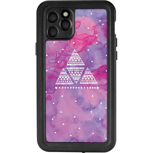Pink Tribal Euphoria iPhone 11 Pro Waterproof Case