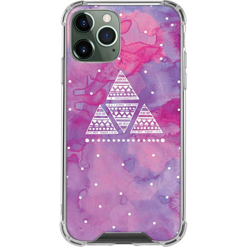 Pink Tribal Euphoria iPhone 12 Pro Max Clear Case
