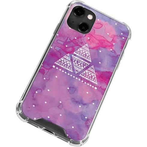Pink Tribal Euphoria iPhone 14 Clear Case