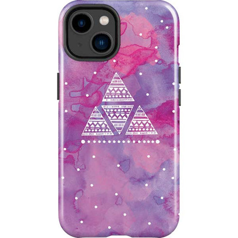 Pink Tribal Euphoria iPhone 14 Plus Impact Case