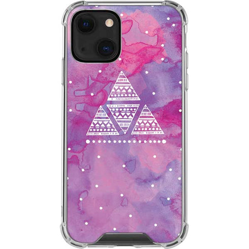 Pink Tribal Euphoria iPhone 14 Plus Clear Case