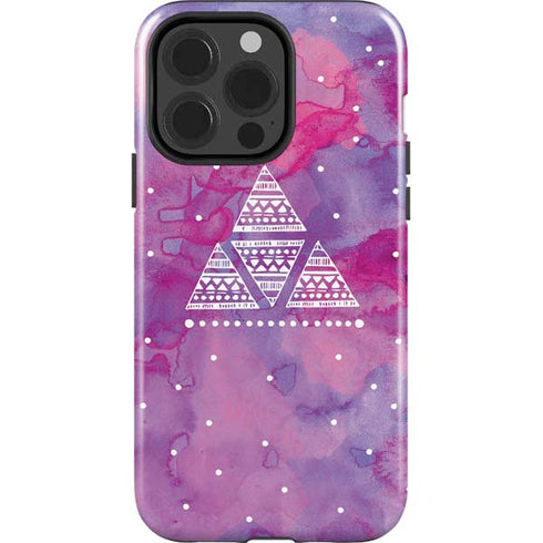Pink Tribal Euphoria iPhone 15 Pro Impact Case
