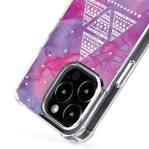 Pink Tribal Euphoria iPhone 15 Pro MagSafe Case