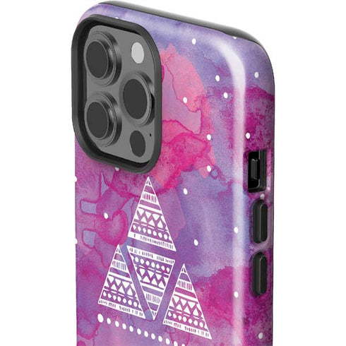 Pink Tribal Euphoria iPhone 15 Pro Max Impact Case