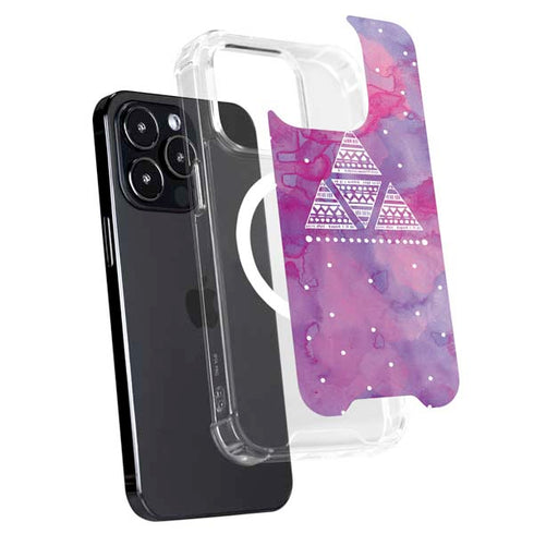 Pink Tribal Euphoria iPhone 15 Pro Max MagSafe Case