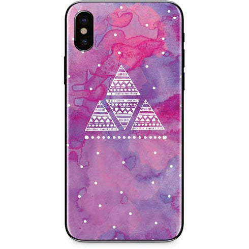 Pink Tribal Euphoria iPhone X Skin