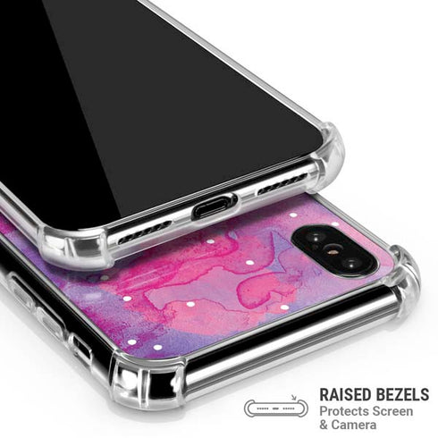 Pink Tribal Euphoria iPhone XS Max Clear Case