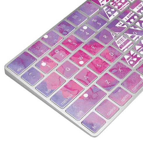 Pink Tribal Euphoria Magic Keyboard Skin
