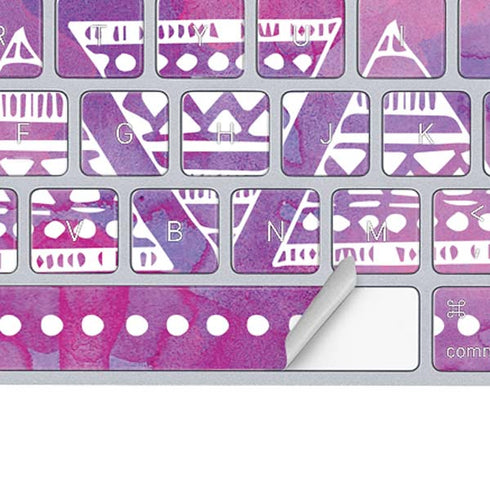 Pink Tribal Euphoria Magic Keyboard Skin