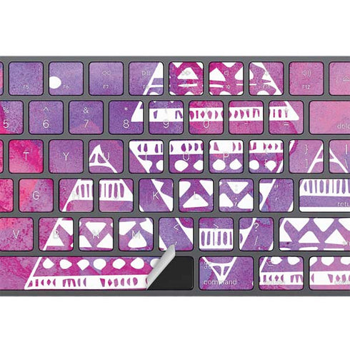 Pink Tribal Euphoria Magic Keyboard with Numeric Keypad Skin